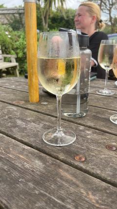 Well earned refreshments at the Tinners Arms, Zennor